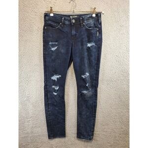 Silver Jeans Co Women Jeans W29/L31 (Fits W30xL30) Tuesday Mid Skinny Distressed